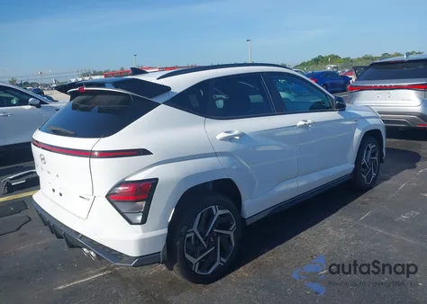 2025 Hyundai Kona N Line S из США, поврежденный, VIN KM8HBCA37SU232951